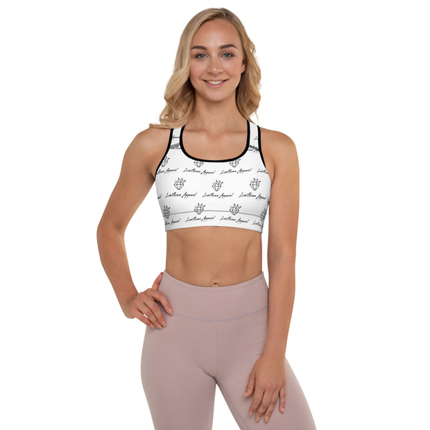 LA22 Patterned Padded Sports Bra