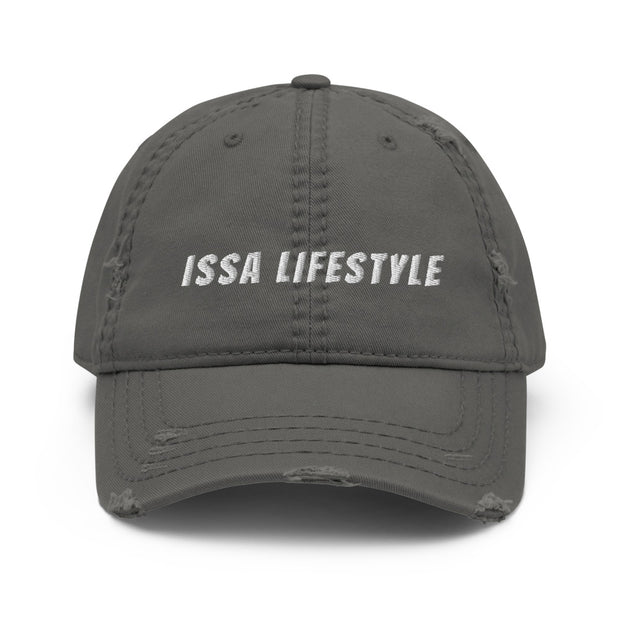 ISSA LIFESTYLE Distressed Dad Hat