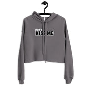 Don't Kiss Me Crop Hoodie