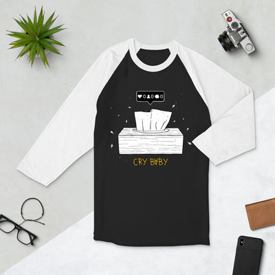 Cry Baby 3/4 sleeve raglan shirt