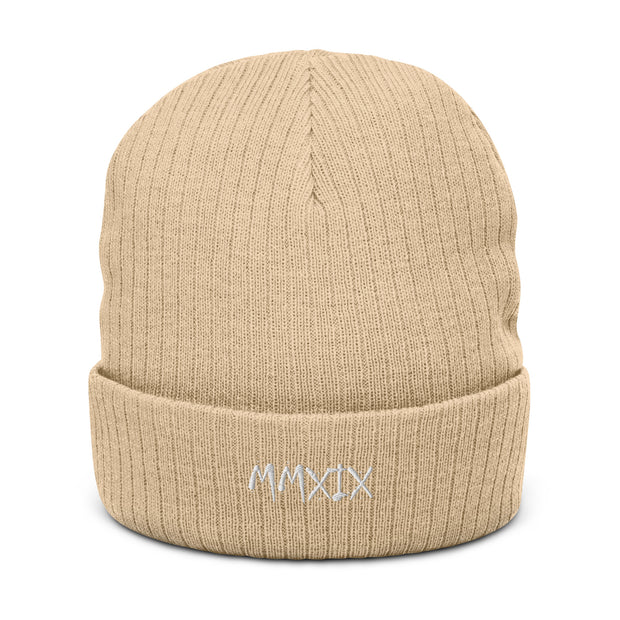 MMXIX Ribbed knit beanie