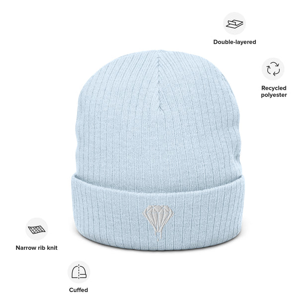 LA19 Ribbed knit beanie