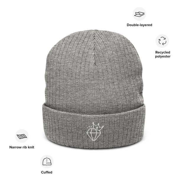 LA22 Ribbed knit beanie