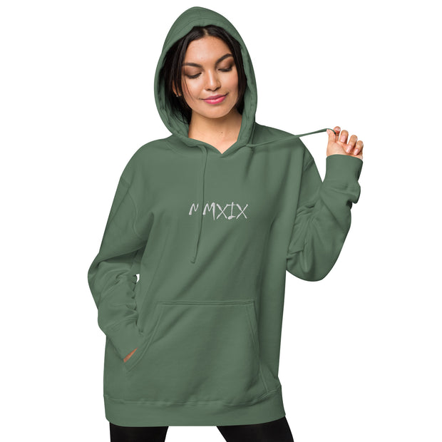 MMXIX Unisex pigment-dyed hoodie