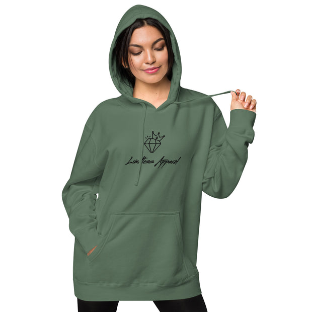 LA22 Unisex pigment-dyed hoodie