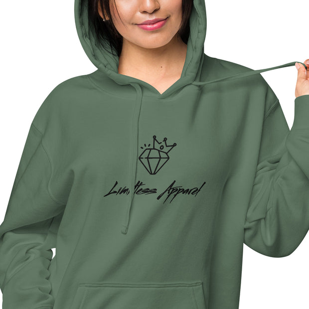 LA22 Unisex pigment-dyed hoodie