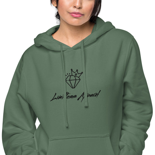 LA22 Unisex pigment-dyed hoodie