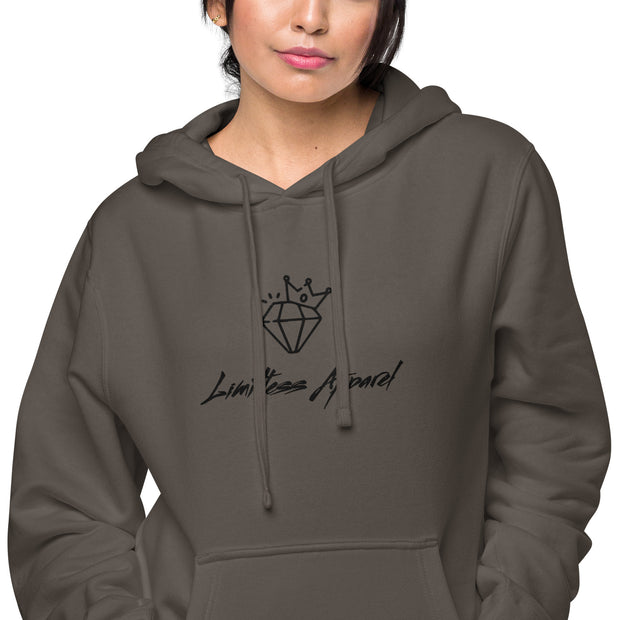 LA22 Unisex pigment-dyed hoodie