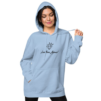 LA22 Unisex pigment-dyed hoodie