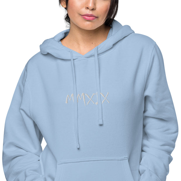 MMXIX Unisex pigment-dyed hoodie