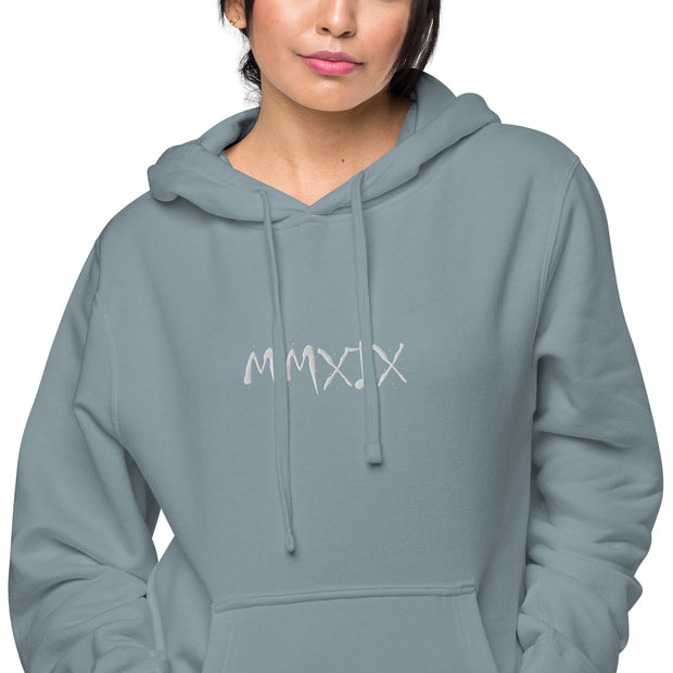 MMXIX Unisex pigment-dyed hoodie