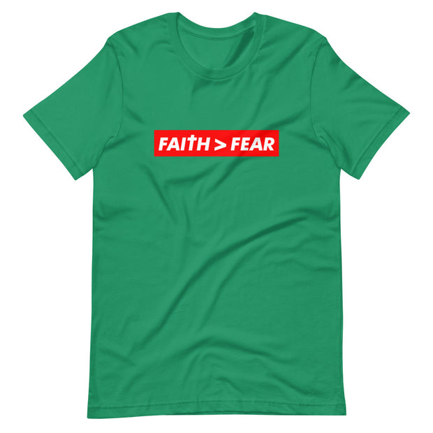 Faith > Fear Short-Sleeve Unisex T-Shirt