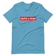 Faith > Fear Short-Sleeve Unisex T-Shirt