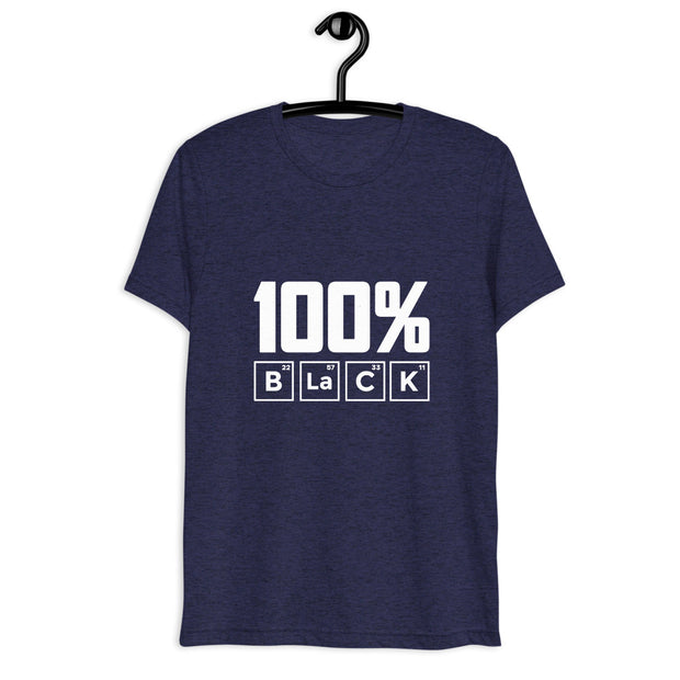 100% Black Short sleeve t-shirt