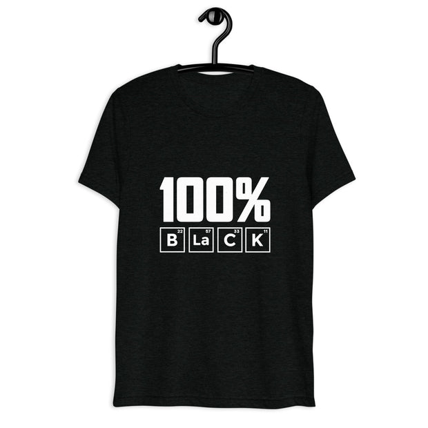 100% Black Short sleeve t-shirt