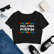 Melanin Poppin Women’s Crop Tee